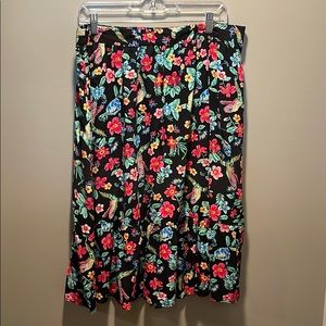 Large floral Old Navy skirt